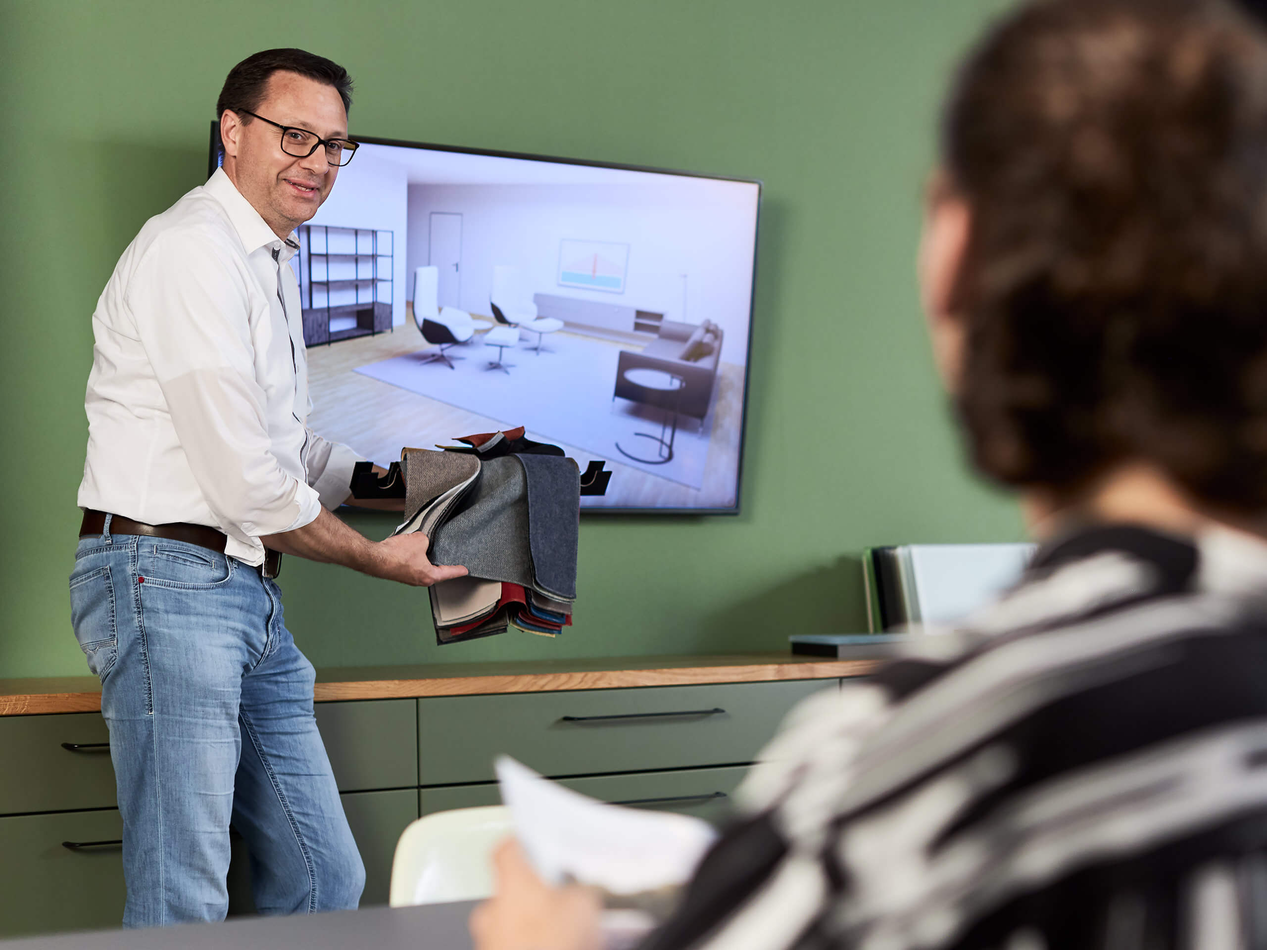 Ganzheitlicher Service von bühler einrichtungen - Kundenberatung, Maßanfertigung, 3D-Planung, Bemusterung, individuelle Möbel, Einrichtungsberatung - bühler einrichtungen in Friesenheim bei Offenburg zwischen Karlsruhe und Freiburg